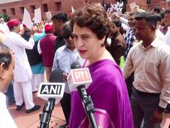 
      
      Congress MP Priyanka Gandhi on ruling-opposition protests in Parl
      
      