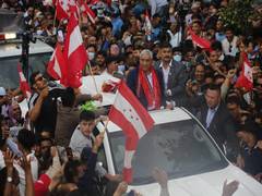 
      
      Nepal's ex-PM Deuba returns
      
      