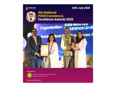 
      
      Axis Max Life Recognised for Workplace Inclusion and Safety
      
      