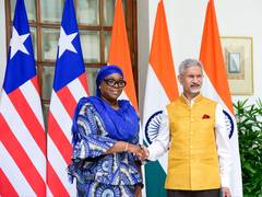 
      
      Jaishankar, Liberia FM Nyanti hold talks in Delhi
      
      