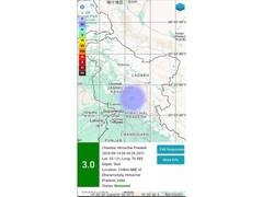 
      
      3.0 magnitude earthquake hits Himachal Pradesh’s Chamba
      
      