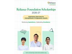 
      
      Reliance Foundation’s Scholarships open for application
      
      