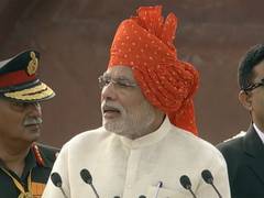 
      
      Throwback to PM Modi's signature Red Fort turbans
      
      