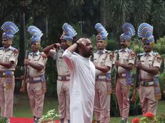 
      
      G Kishan Reddy hoists Tricolour at Delhi residence
      
      