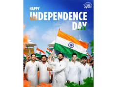 
      
      IPL franchises extending Independence Day greetings
      
      