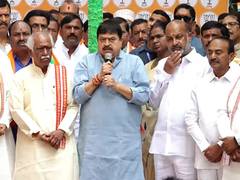 
      
      'Telangana being pushed into debt trap by Congress, BRS'
      
      