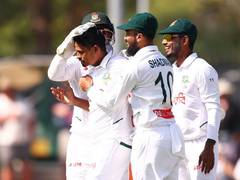 
      
      Bangladesh tighten grip as Australia trail by 67 runs in Darwin
      
      