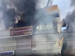 
      
      Fire breaks out at private two-wheeler showroom showroom
      
      