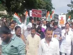 
      
      Congress workers stage protest over alleged 'shuddhikaran'
      
      