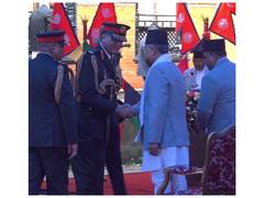 
      
      Army chief Gen Dhiraj Seth conferred honorary Nepali Army rank
      
      