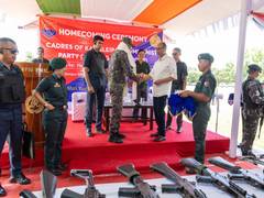 
      
      46 KCP cadres lay down arms and surrender in Manipur  
      
      