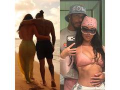 
      
      Kim Kardashian, Lewis Hamilton share loved-up beach pictures
      
      