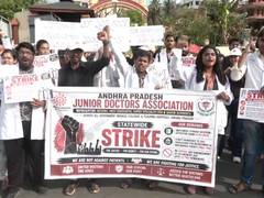 
      
      Andhra Pradesh Junior doctors stage beach protest
      
      