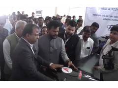
      
      Union Minister Rammohan Naidu Visits AKSI Aerospace Stall
      
      
