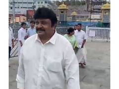 
      
      Tamil actor Prabhu Ganesan visits Sri Venkateswara Swamy temple
      
      