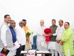 
      
      Jharkhand BJP leaders meet Amit Shah; discuss state development
      
      