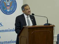 
      
      US religious freedom body seeks sanctions against RSS
      
      