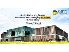 
      
      Amity University Punjab Ranked as Best Emerging B-School 
      
      