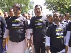 
      
      BJP MLA’s  hold protest march in Bengaluru demanding B Nagendra's
      
      