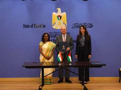 
      
      India reaffirms support for two-state solution in Palestine
      
      