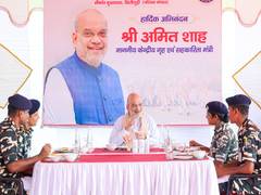 
      
      Amit Shah joins Sashastra Seema Bal personnel for ‘Bada Khana'
      
      