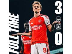 
      
      Premier League: Arsenal starts title defence with 3-0 win
      
      