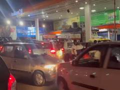 
      
      Long queues at Shillong petrol pumps amid fuel disruption concern
      
      