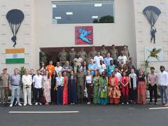 
      
      Foreign media delegation visits Shatrujeet Brigade for HADR showc
      
      