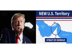 
      
      Donald Trump shares Hormuz image as 