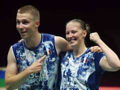 
      
      Gicquel, Delrue win historic mixed doubles title at BWF WC
      
      