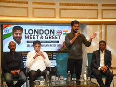 
      
      Telangana CM Revanth Reddy in London on state's development
      
      
