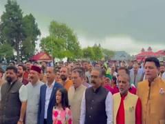 
      
      BJP sings Vande Mataram, National Anthem at Shimla's Ridge
      
      