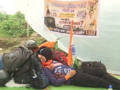 
      
      Chhattisgarh: Police aspirants stage protest
      
      