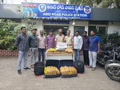 
      
      Hyderabad police bust inter-state Ganja racket
      
      