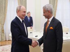 
      
      EAM Jaishankar meets Russian President Putin
      
      