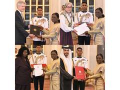 
      
      President Droupadi Murmu received credentials from new envoys
      
      