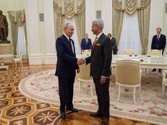 
      
      Jaishankar hands over PM Modi's message to Putin in Moscow
      
      
