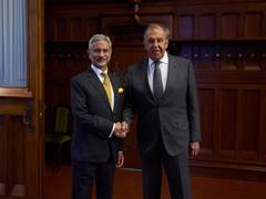 
      
      EAM Jaishankar meet Russian Foreign Minister Sergey Lavrov
      
      