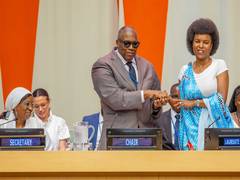 
      
      Merck Foundation Congratulates Burundi's First Lady
      
      