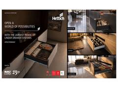 
      
      Hettich Introduces its Largest Range of Linear Drawer Systems
      
      