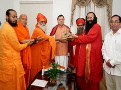 
      
      Saints invite Uttarakhand CM Dhami to attend Chhadi Yatra
      
      
