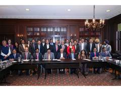 
      
      Gujarat CM holds round table meeting with entrepreneurs in Canada
      
      