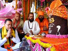 
      
      Uttarakhand CM Dhami joins Tapkeshwar Mahadev Shobha Yatra
      
      