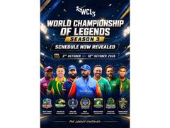 
      
      WCL Season 3 to bring cricket legends to UAE from October 3
      
      
