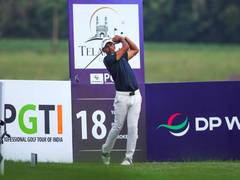 
      
      Telangana Open: Akshay Sharma, Manu Gandas share 1st round lead
      
      