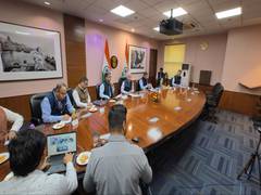 
      
      EAM Jaishankar reviews Nepal flood situation with MEA officials
      
      