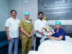 
      
      Telangana CM Revanth Reddy calls on Governor Shukla
      
      