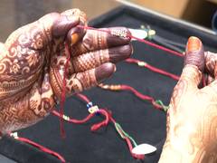 
      
      Gold, diamond Rakhis add sparkle to festival
      
      
