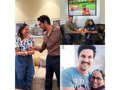 
      
      Randeep Hooda celebrates Raksha Bandhan with his sisters
      
      