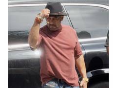 
      
      Salman Khan proudly flaunts his wrist full of Rakhis
      
      